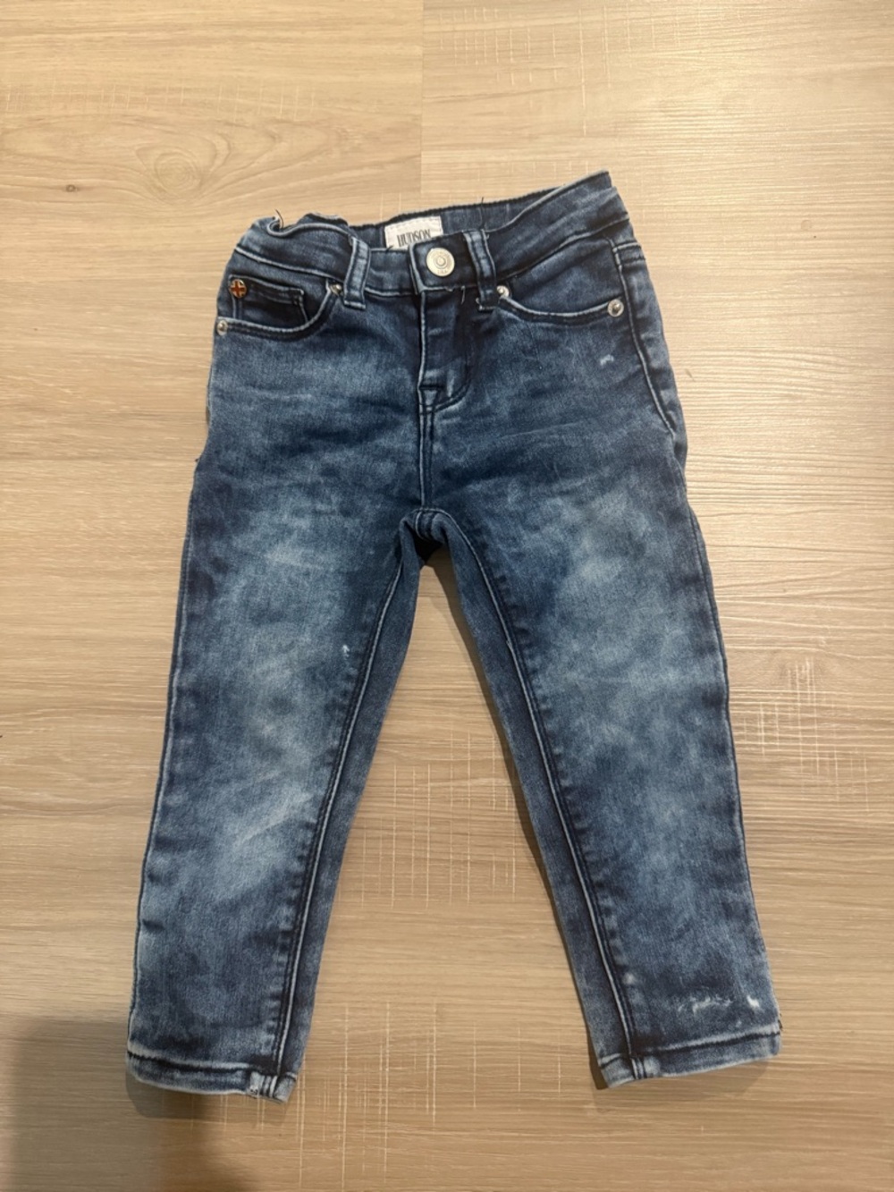Hudson Jeans Kids Faded Blue Stretch Denim